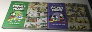 Color Sundays Walt Disney’s Mickey Mouse Volume 1 2 HC Hardcover With Slipcover