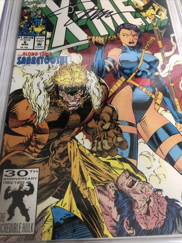 X-Men (1992) # 6 (CGC SS 9.8) Signed Jim Lee  * Marvel comics  * Lobdell