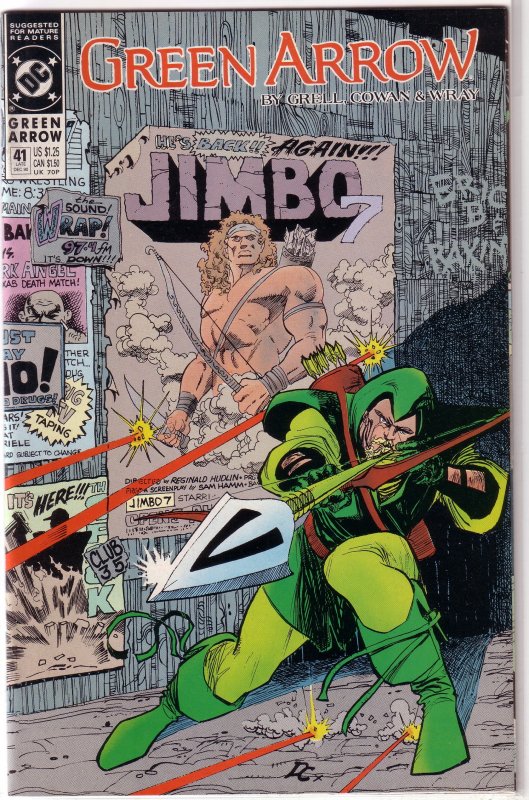 Green Arrow (vol. 2, 1987) # 41 FN Grell/Cowan