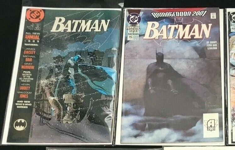 BATMAN 7PC LOT (VF) ANNUAL!! ARMAGEDDON!! 1989-2009