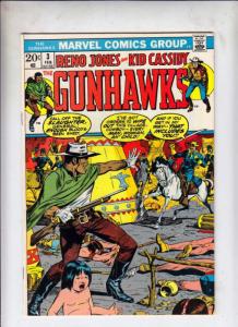 Gunhawks #3 (Feb-73) VF- High-Grade Reno Jones, Kid Cassidy