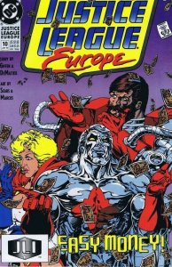 Justice League Europe #10 ORIGINAL Vintage 1990 DC Comics 