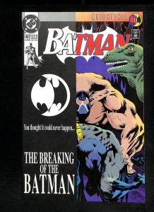 Batman #497 Bane Breaks Batman's back!