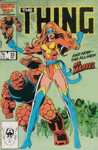 Thing, The #35 FN ; Marvel | 1st appearance Ms. Marvel