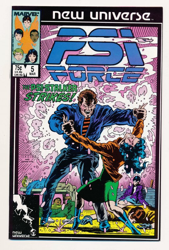 PSI Force (1986) #5 NM