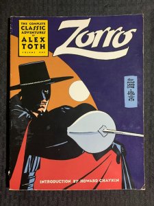 1988 ZORRO Volume One by Alex Toth SC FN+ 6.5 1st Eclipse Books