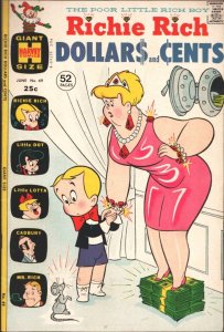 Richie Rich Dollars and Cents #49 1972-Harvey-Giant issue -Little Lotta-Little D
