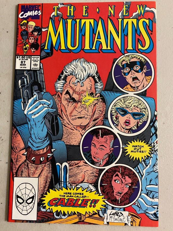 New Mutants #87 direct 1st full appearance Cable 6.0 (1990)