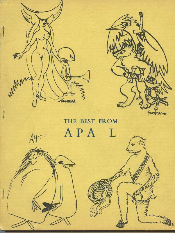 THE BEST FROM APA-L  (LASFS Fanzine, 1965) Rare Zine! Kaiser collection!