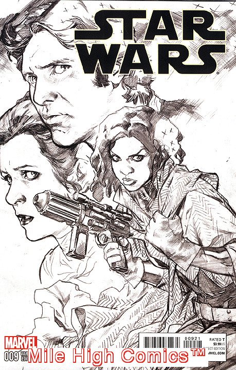 STAR WARS  (2015 Series)  (MARVEL) #9 SKETCH CV Near Mint Comics Book