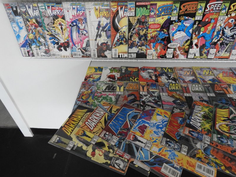 Huge Lot of 180+ Comics W/ Venom, New Warriors, Black Cat+ Avg VF Condition!