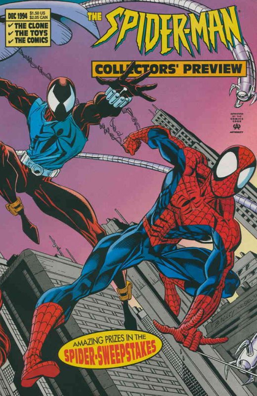 Spider-Man Collectors' Preview #1 (Newsstand) FN ; Marvel | Scarlet Spider