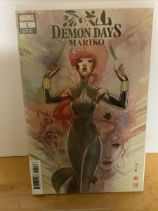Demon Days Mariko #1 1:50 David Mack Variant Black Widow Marvel Peach Momoko