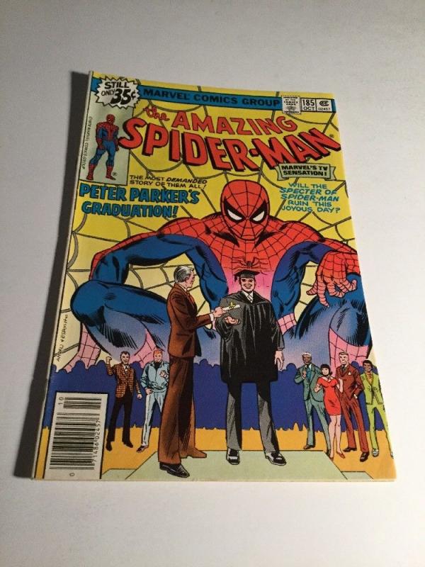 Amazing Spider-Man 185 Vf- Very Fine- 7.5