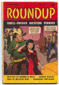 Roundup #3 1948- Mexican Mike- Golden Age Western G/VG