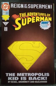 Adventures of Superman #501 Die-cut cover (1993)