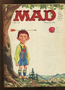 MAD #77 (FN 6.0) 1963 APPLE COVER