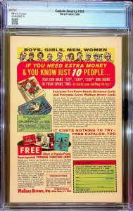 Captain America #105 (1968) - CGC 9.0 - Cert#4546890014