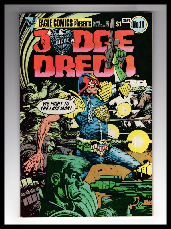 Judge Dredd #11 (1984) VF/NM Eagle Comics Classic !!!    / HCA1