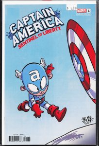 Captain America: Sentinel of Liberty #1 Young Cover (2022) Captain America