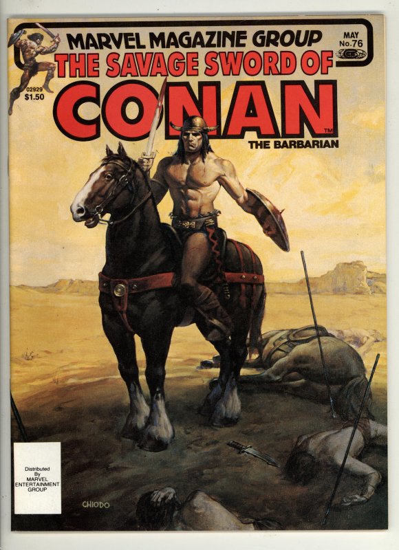 The Savage Sword of Conan #76 (1982)