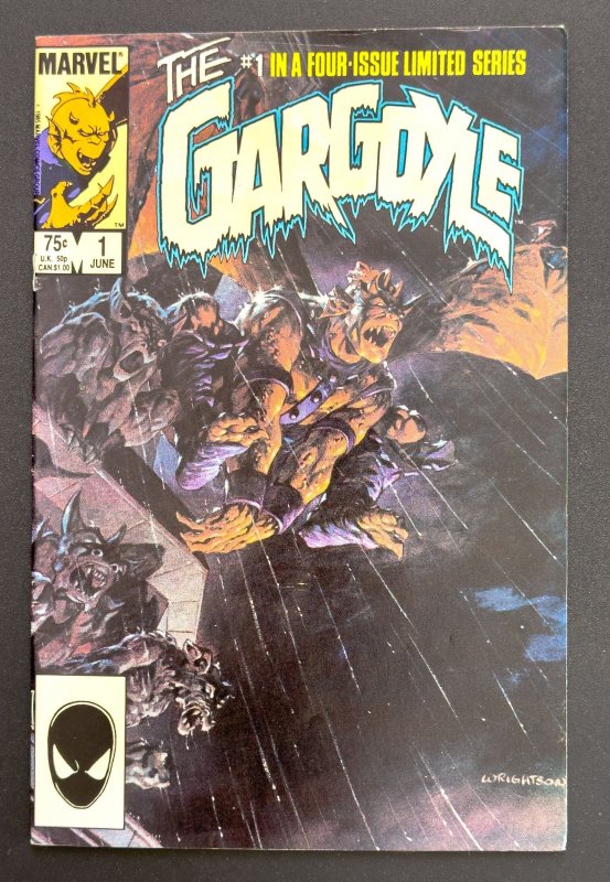 Gargoyle #1-4 Mini Series (1985) [Lot 4bks] Complete Set - Marvel Fantasy -VF