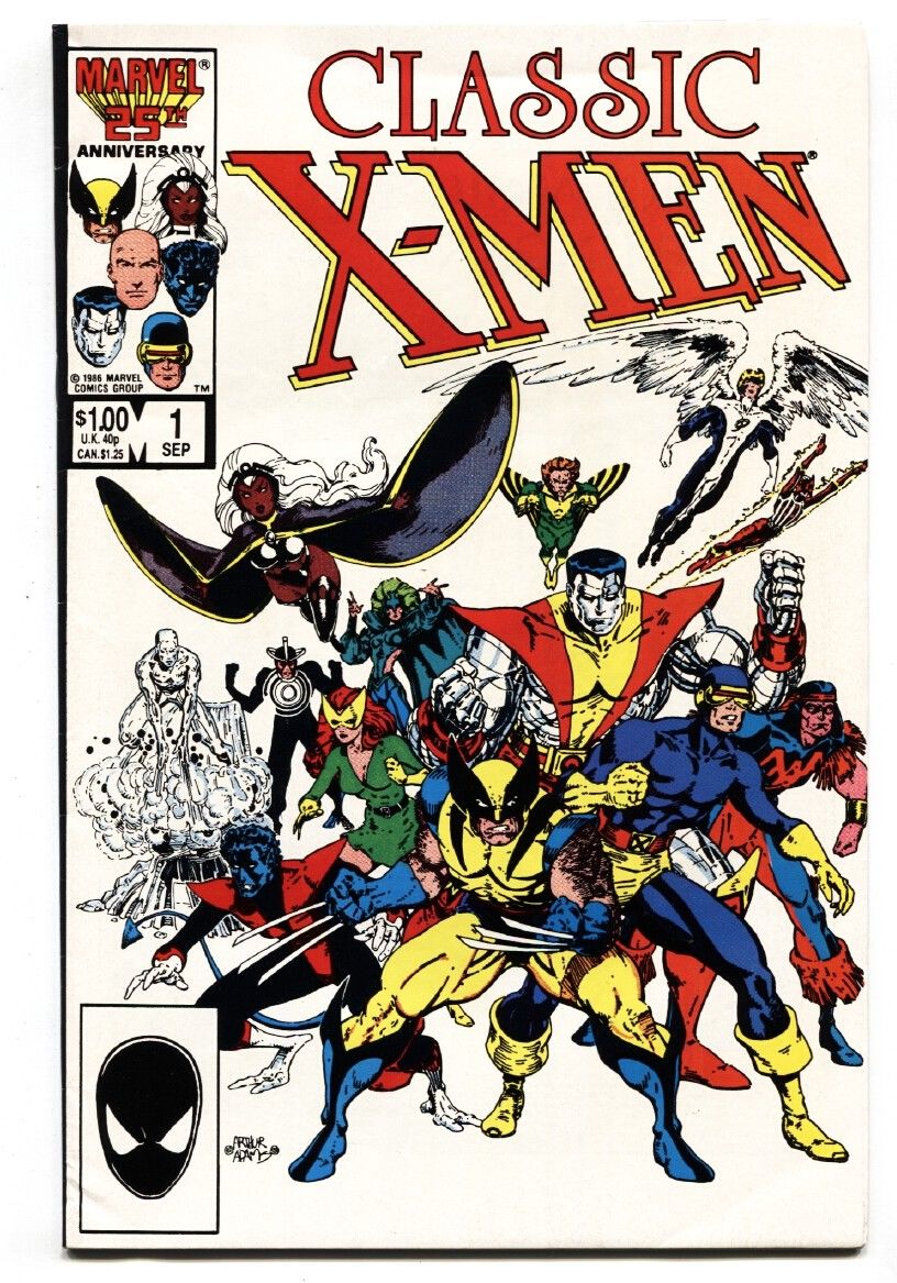CLASSIC XMEN 1 1986MARVEL COMICSFirst book Comic