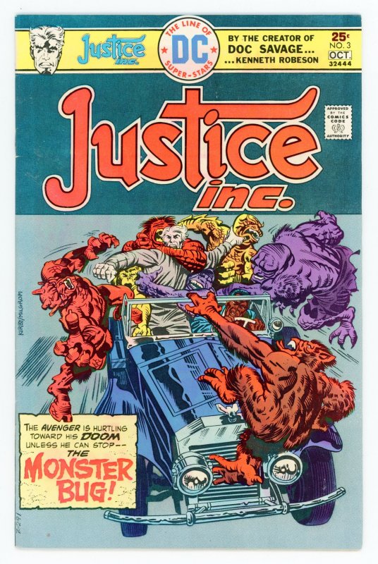 Justice Inc. #1,2,3,4 Full Run 1-4 Jack Kirby Joe Kubert VF-/FN+