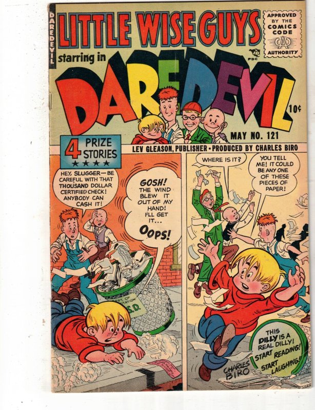 Daredevil Comics #121 (1955) FN+ Mid-High-Grade Biro Little Wise Guys BEANTOWN