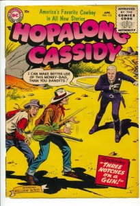 Hopalong Cassidy #112 1956- DC-William S Boyd-B-Western film star-VG+