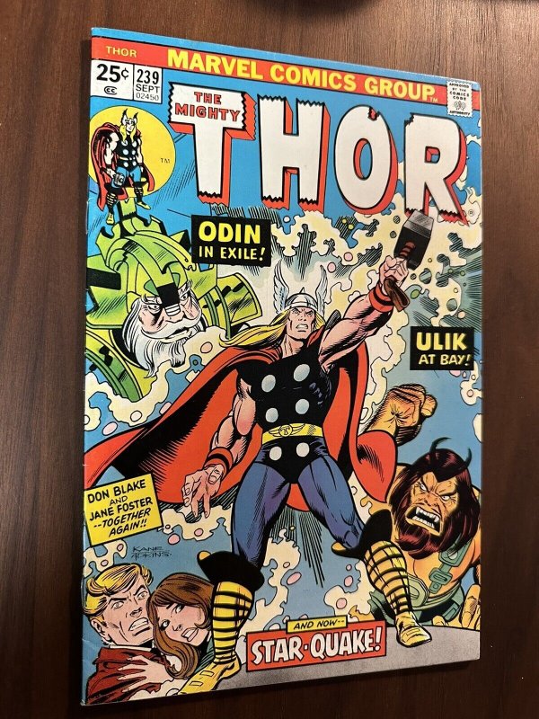 Thor #239 FN+ 1st Team Appearance Heliopians (Marvel 1975)