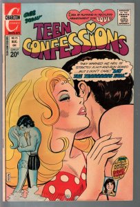 Teen Confessions #75 1972-Charlton-swimsuit cover-David Cassidy poster-VG/FN