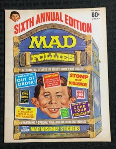 1968 MAD FOLLIES Magazine #6 VG+ 4.5 Alfred E Neuman NO INSERT