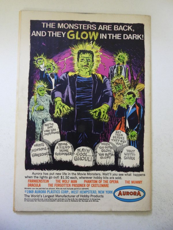 The Unexpected #115 (1969) GD+ Condition centerfold detached at 1 staple