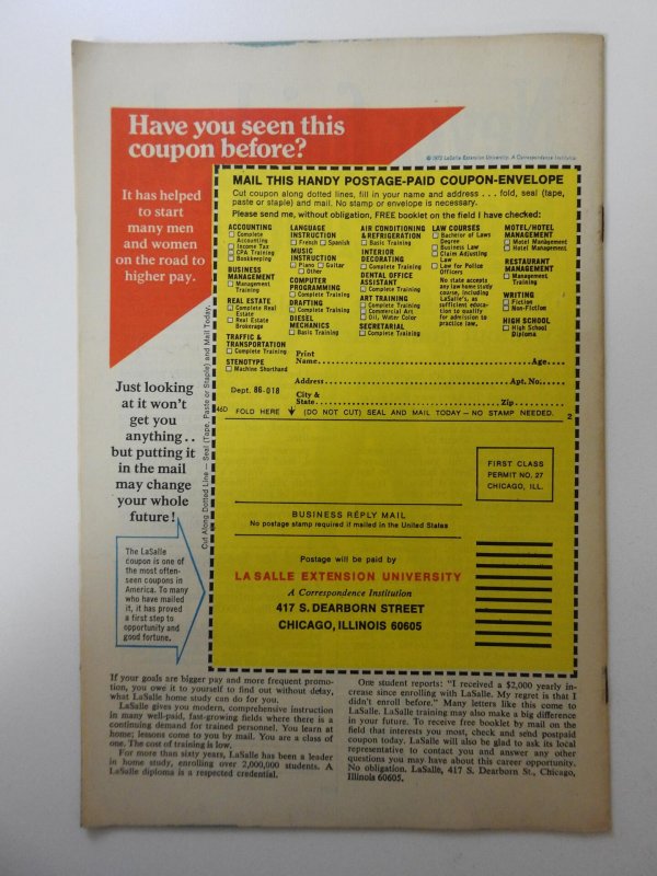 Supernatural Thrillers #3 (1973) VG Condition! rust on staples