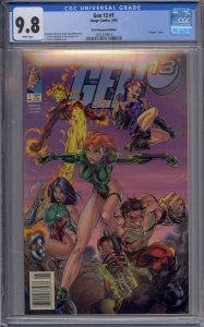 GEN 13 #1 CGC 9.8 $2.50 NEWSSTAND EDITION WHITE PAGES 019