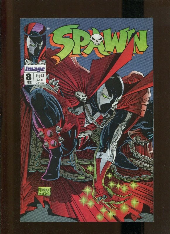 SPAWN #8 1992 (9.2) IN HEAVEN   McFARLANE COVER!!!!