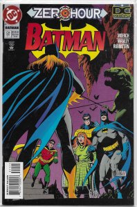 Batman   vol. 1   #511 FN (Zero Hour) Moench/Manley, Batgirl, Robin