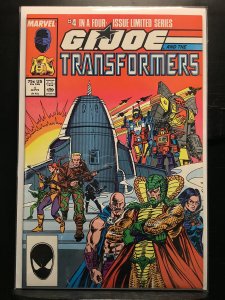 G.I. Joe and the Transformers #4 Direct Edition (1987)