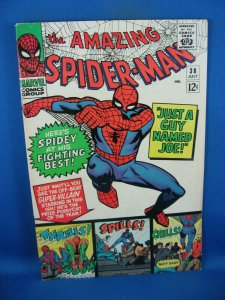 AMAZING SPIDERMAN 38 F VF 1966