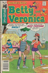 Archie's Girls Betty and Veronica #272 ORIGINAL Vintage 1978 Archie Comics GGA