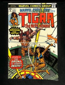 Marvel Chillers #4 Kraven the Hunter Tigra the Werewoman!