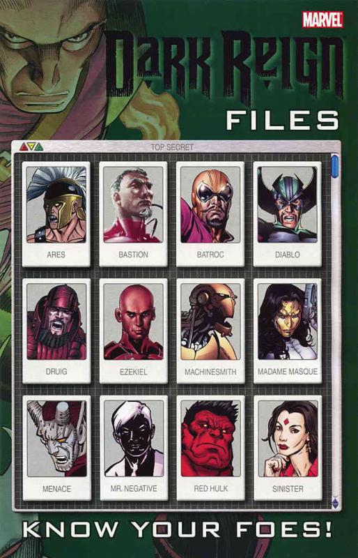 Dark Reign Files #1 VF/NM ; Marvel