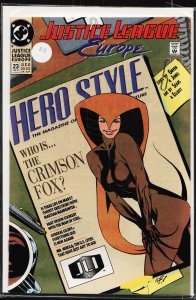 Justice League Europe #23 (1991) Crimson Fox