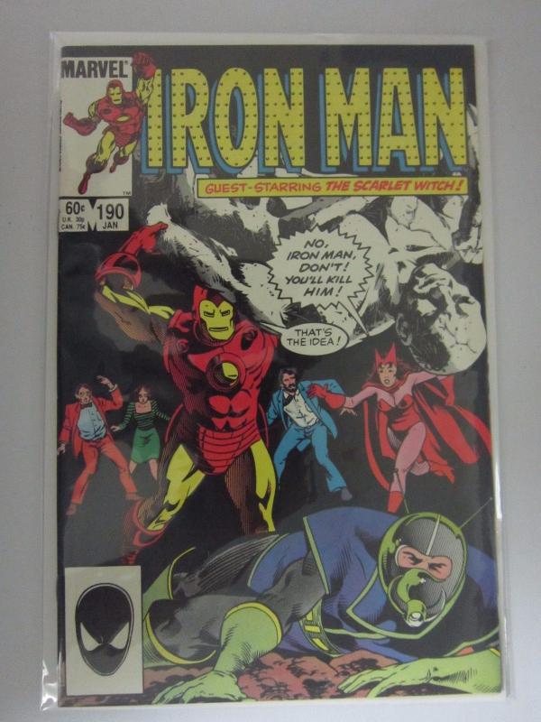 Iron Man #190 - Direct - 8.0 - 1985