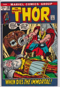 THOR #198 (Apr 1972) VGF 5.0, white!