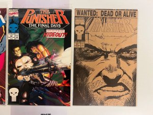 3 The Punisher Marvel Comic Books # 57 58 59 Thor Spiderman Defenders 83 SM6