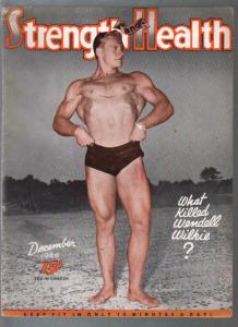 Strength and Health 12/1944-WWII era-male & female body builders-FN