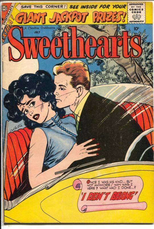 Sweethearts #49 1959-Charlton-Vince Colletta forced romance cover-FN-