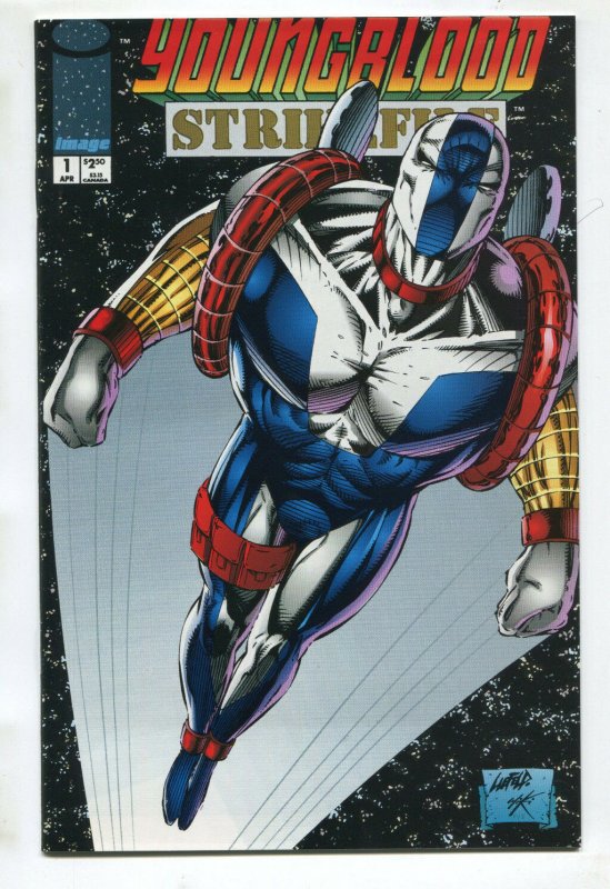 1993 Double Feature Youngblood Strikefile #1 ~Signed by Jae Lee~ (Grade 9.2) WH